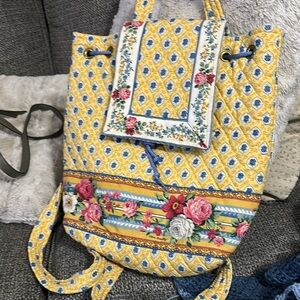 Floral Yellow Tote Bag